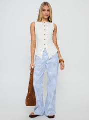 Dulcinea Longline Vest Top White