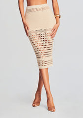Raya Knit Crochet Skirt