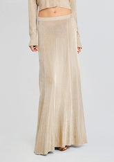 Alice Metallic Knit Maxi Skirt