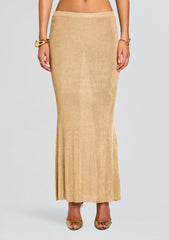Harmony Metallic Knit Skirt