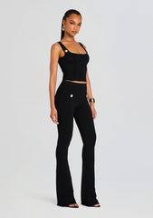 Joliet Metallic Rib Knit Pant
