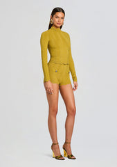 Kait Metallic Knit Short