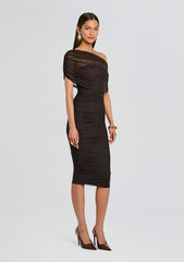 Nyssa Mesh Midi Dress