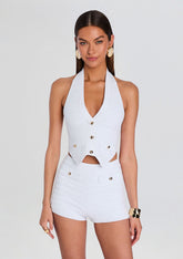 Tinsley Metallic Bandage Knit Vest