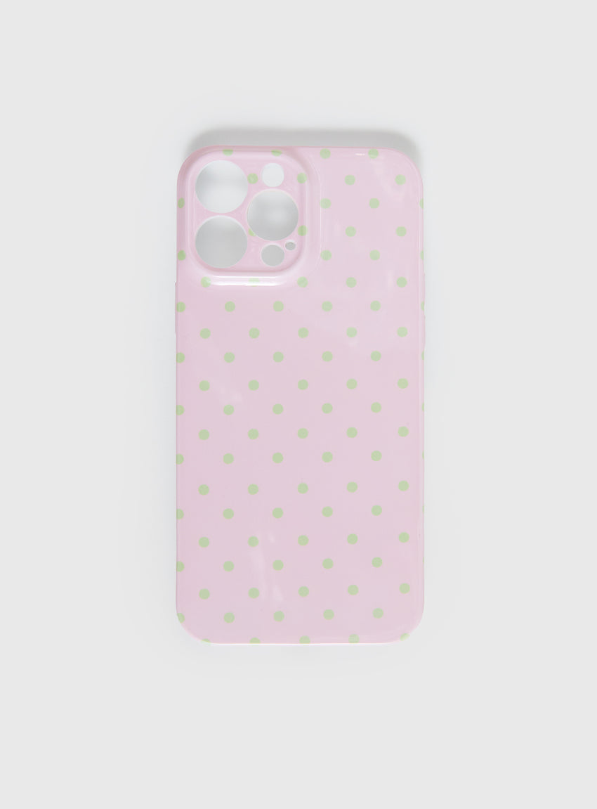 What You Wanted Iphone Case Pink Polka
