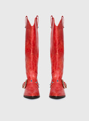 Rhode Cowboy Boots Red