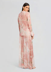Zeca Silk Chiffon Pant