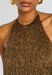 Sable Fringe Top